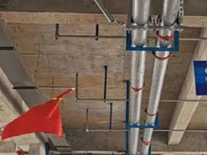 蔡甸管廊支架的安装方法